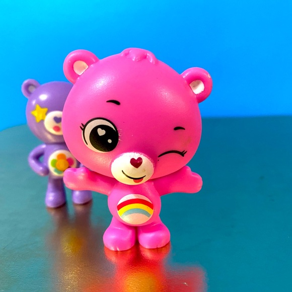 CARE BEARS BUNDLE SURPRISE CARE BEARS CUB 2.25” & 2017 HARMONY CARE BEAR 1.75” - Picture 4 of 11